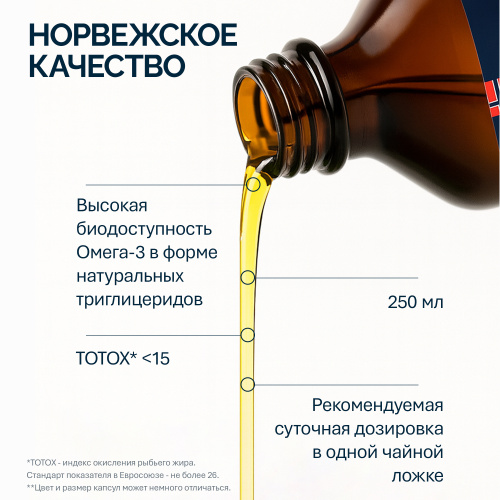 NFO® Омега-3 Со вкусом лимона